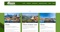 Desktop Screenshot of greenvoyages.com